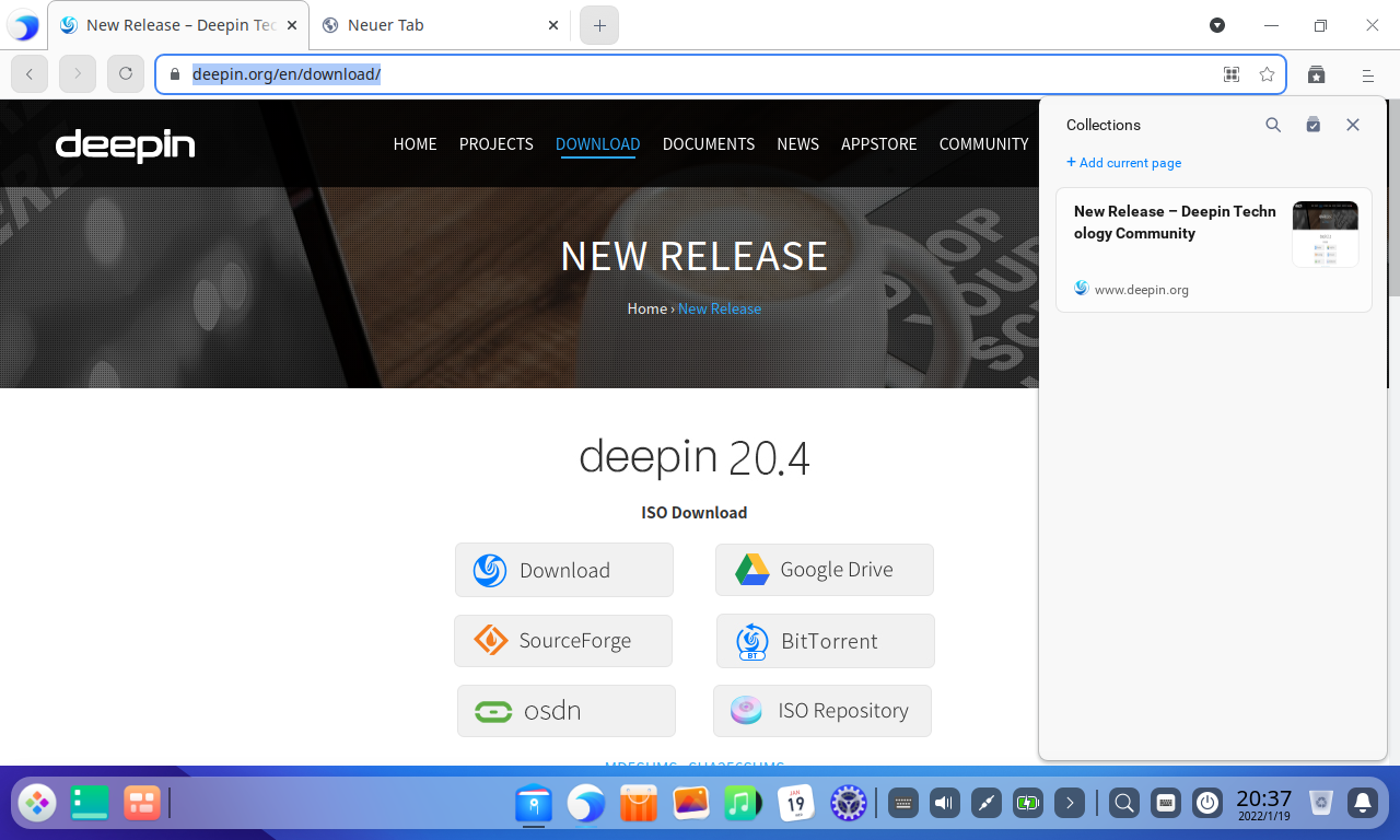 Deepin Browser Collection