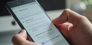 Écran de smartphone affichant les options de suppression de l'historique des appels